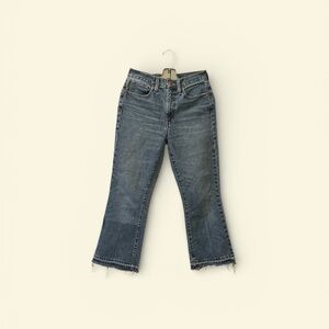 Madewell Flare Jeans in Classic Blue